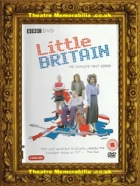 Little Britain David Walliams Autograph Signed DVD Sleeve