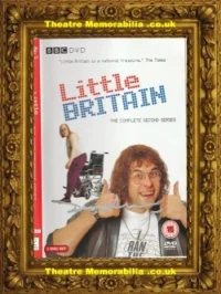 Little Britain David Walliams Autograph Signed DVD Sleeve