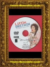 Little Britain David Walliams Autograph Signed DVD Disc