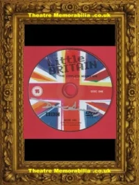 Little Britain David Walliams Autograph Signed DVD Disc