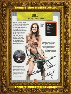 Louise Jameson signed picture Doctor Who Leela