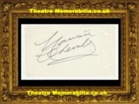 Maurice Chevalier Autograph Signed Sheet – French Singer