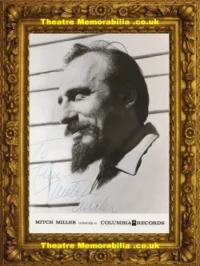 Mitch Miller Autograph Signed Picture Yellow Rose Of Texas