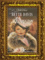 Mr Skeffington Vincent Sherman Director Autograph Signed Video Box