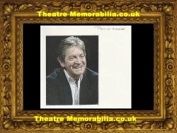 Patrick Mower signed sheet, Emmerdale