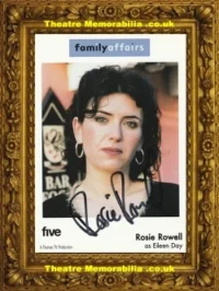 Rosie Rowell Autograph Signed Picture Eileen Day Family Affairs