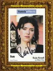 Rosie Rowell Autograph Signed Picture Eileen Day Family Affairs