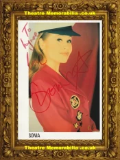 Sonia Autograph Signed Picture – Singer