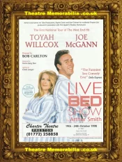 Toyah Willcox Live Bed Show Play – Signed Flyer + Autographed Sheet