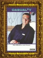 Will Mellor Autograph Signed Sheet Jack Vincent Casualty