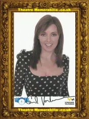 Carol Vorderman Autograph Signed Picture Countdown Yorkshire TV