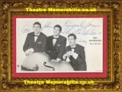 The Bachelors Signed Picture Card 1960s