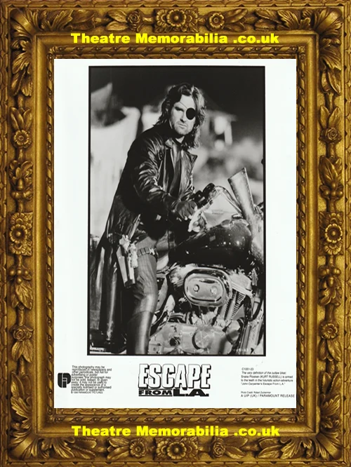  Escape From LA Film Picture Captions Photograph Kurt Russell 1996 - Theatre Memorabilia - Theatre Programmes Theatre Memorabilia - Theatre Programmes