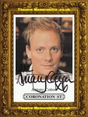 Antony Cotton Autograph Signed Picture – Coronation Street Corrie