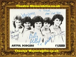Artful Dodgers pop band signed 10x8 photograph