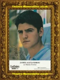 James Alexandrou Autograph Signed Picture – Eastenders