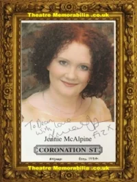 Jennie McAlpine Autograph Signed Picture – Coronation Street Corrie