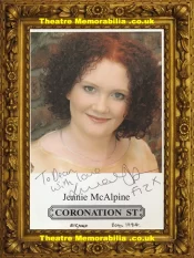 Jennie McAlpine Autograph Signed Picture – Coronation Street Corrie