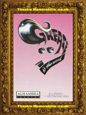 London Alhambra Theatre – Grease – 2001 – Multi Autographed