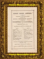 London Ashford Public Rooms Theatre – Centenary Of Shakespeare 1864