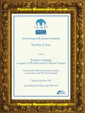 London Queen Elizabeth Hall – An Evening With Instant Sunshine 1992 – Multi Signed