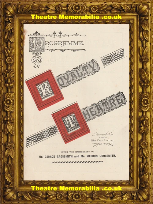 Young Mr Yarde theatre programme, Royalty Theatre London 1898 - image 2