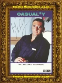 Will Mellor Autograph Signed Sheet Jack Vincent Casualty