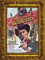  Film Synopsis Poster – Welcome To Blood City – 1977 - Theatre Memorabilia - Theatre Programmes Theatre Memorabilia - Theatre Programmes