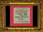 The Beatles Concert Ticket – Odeon Theatre Southport 1963