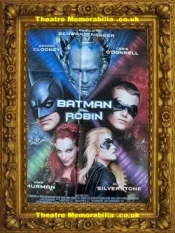  Men In Black and Batman Robin Massive Double Film Poster - Theatre Memorabilia - Theatre Programmes Theatre Memorabilia - Theatre Programmes