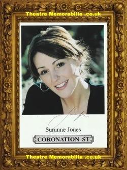  Sarah Lancashire Autograph Signed Picture – Coronation Street Corrie - Theatre Memorabilia - Theatre Programmes Theatre Memorabilia - Theatre Programmes