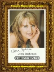 Debra Stephenson Autograph Signed Picture – Coronation Street Corrie