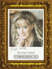 Beverley Callard Autograph Signed Picture – Coronation Street Corrie