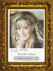 Beverley Callard Autograph Signed Picture – Coronation Street Corrie