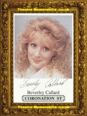 Beverley Callard Autograph Signed Picture – Coronation Street Corrie