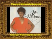  Iris Williams Autograph Signed Picture Card – Singer He Was Beautiful - Theatre Memorabilia - Theatre Programmes Theatre Memorabilia - Theatre Programmes