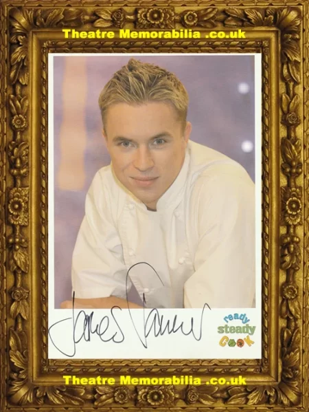  James Tanner Autograph Signed Picture Card – Ready Steady Cook - Theatre Memorabilia - Theatre Programmes Theatre Memorabilia - Theatre Programmes