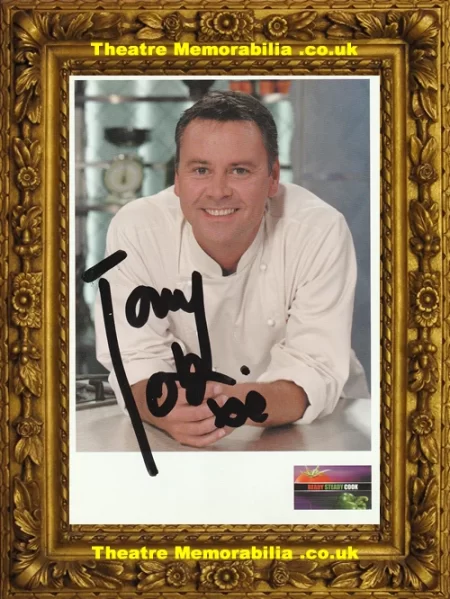  Tony Tobin Autograph Signed Picture Card – Ready Steady Cook - Theatre Memorabilia - Theatre Programmes Theatre Memorabilia - Theatre Programmes