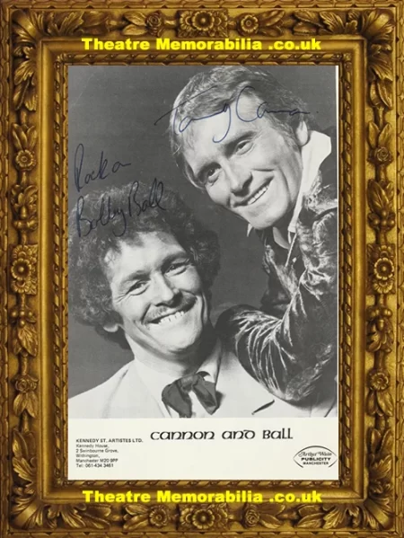  Cannon And Ball Autograph Signed Picture Card - Theatre Memorabilia - Theatre Programmes Theatre Memorabilia - Theatre Programmes