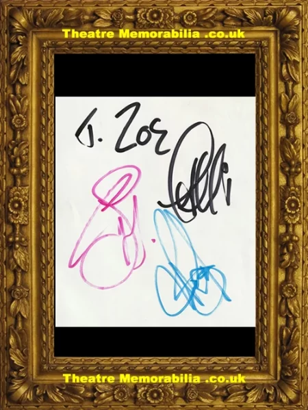  Busted Autograph Signed Official Band Tour Book - Theatre Memorabilia - Theatre Programmes Theatre Memorabilia - Theatre Programmes