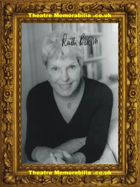  Ruth Rendall Autograph Signed Picture – Writer - Theatre Memorabilia - Theatre Programmes Theatre Memorabilia - Theatre Programmes