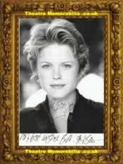  Bridget Hodson Autograph Signed Picture – Actress Wilde - Theatre Memorabilia - Theatre Programmes Theatre Memorabilia - Theatre Programmes
