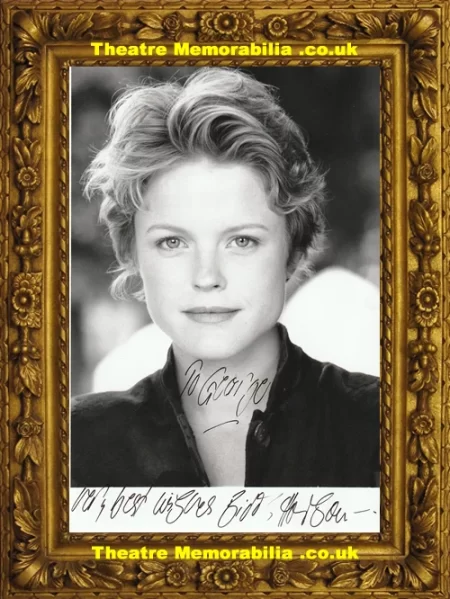  Bridget Hodson Autograph Signed Picture – Actress Wilde - Theatre Memorabilia - Theatre Programmes Theatre Memorabilia - Theatre Programmes