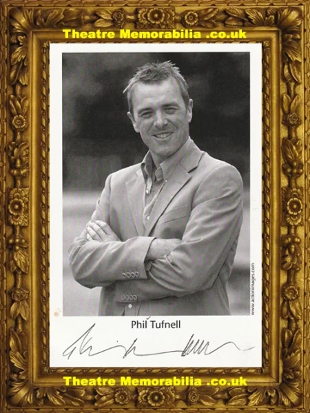  Phil Tufnell Autograph Signed Picture Cricketer TV Personality - Theatre Memorabilia - Theatre Programmes Theatre Memorabilia - Theatre Programmes