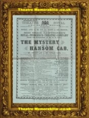  Brighton Theatre Royal – The Mystery Of A Hansom Cab – 1888 - Theatre Memorabilia - Theatre Programmes Theatre Memorabilia - Theatre Programmes