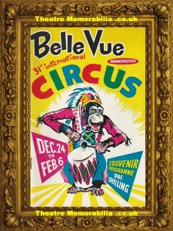  Manchester Belle Vue Circus Programme 1960s - Theatre Memorabilia - Theatre Programmes Theatre Memorabilia - Theatre Programmes