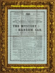Brighton Theatre Royal – The Mystery Of A Hansom Cab – 1888