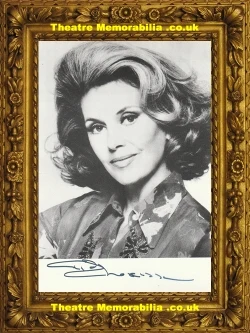 Cyd Charisse signed picture card