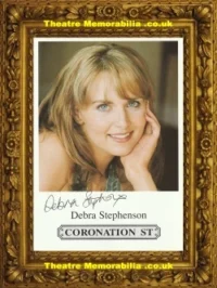 Debra Stephenson Autograph Signed Picture – Coronation Street Corrie