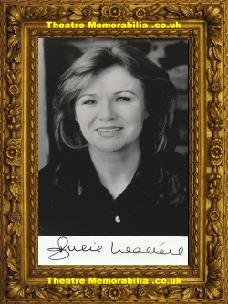 Julie Walters signed picture card